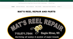 Desktop Screenshot of matsreelrepair.com