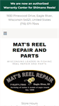 Mobile Screenshot of matsreelrepair.com